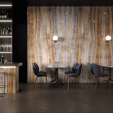 Orange Sapphire 160x320cm 06mm – Book-Match Glossy Porcelain Tile