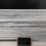 Travert Rock Grey 80x160cm 09mm Carving Matt