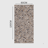 AMATA MOCA porcelain tile in 60x120cm size with a carving matt finish. 9MM thick large format brown tile perfect for stylish walls and floors.