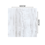 ARDEN ONYX 60x60cm Glossy Porcelain Tile – 09MM Marble-Look Finish
