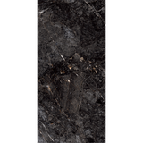 Africano Nero 80x160cm high glossy porcelain tile, 09mm thick with bold black stone veining. Adds luxury, depth, and elegance to modern interiors.
