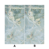 Bluette Onyx Aqua 120x240cm 09mm – Glossy Tile