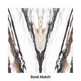 AGATA ONYX 120x240cm Book-Match Glossy Porcelain Tile – 09MM