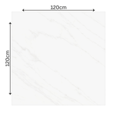 Arena Shine 120x120cm matt porcelain tile in soft beige. Elegant, durable, and ideal for walls and floors in both modern and classic interiors.