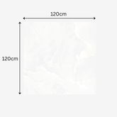 Armani Romano 120x120cm glossy porcelain tile. Durable, elegant, and versatile surface for warm, bright, and luxurious interiors.