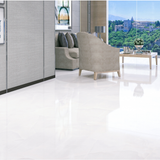 Artis Onyx 120x120cm glossy porcelain tile. Durable, elegant, and richly designed for bright, luxurious, and sophisticated interiors.