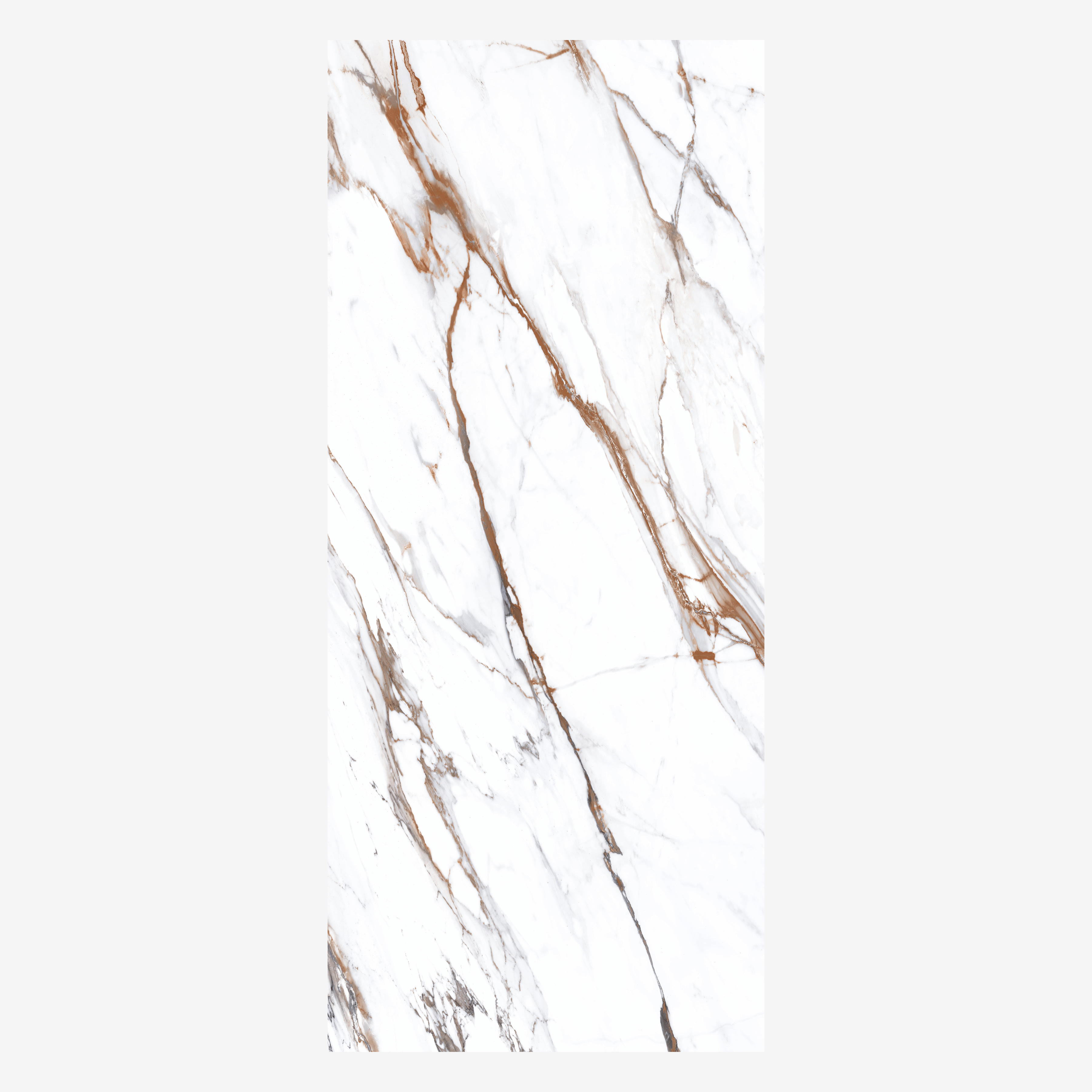 CALACUTTA BORGHINI 120x278cm marble look tile with stunning veining in a sleek glossy finish. A premium large format tile for luxurious interiors.