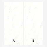 CARRARA NATURAL 120x278cm Carrara marble look tile with soft veins and a stunning glossy finish. A premium large format tile for luxurious interiors.