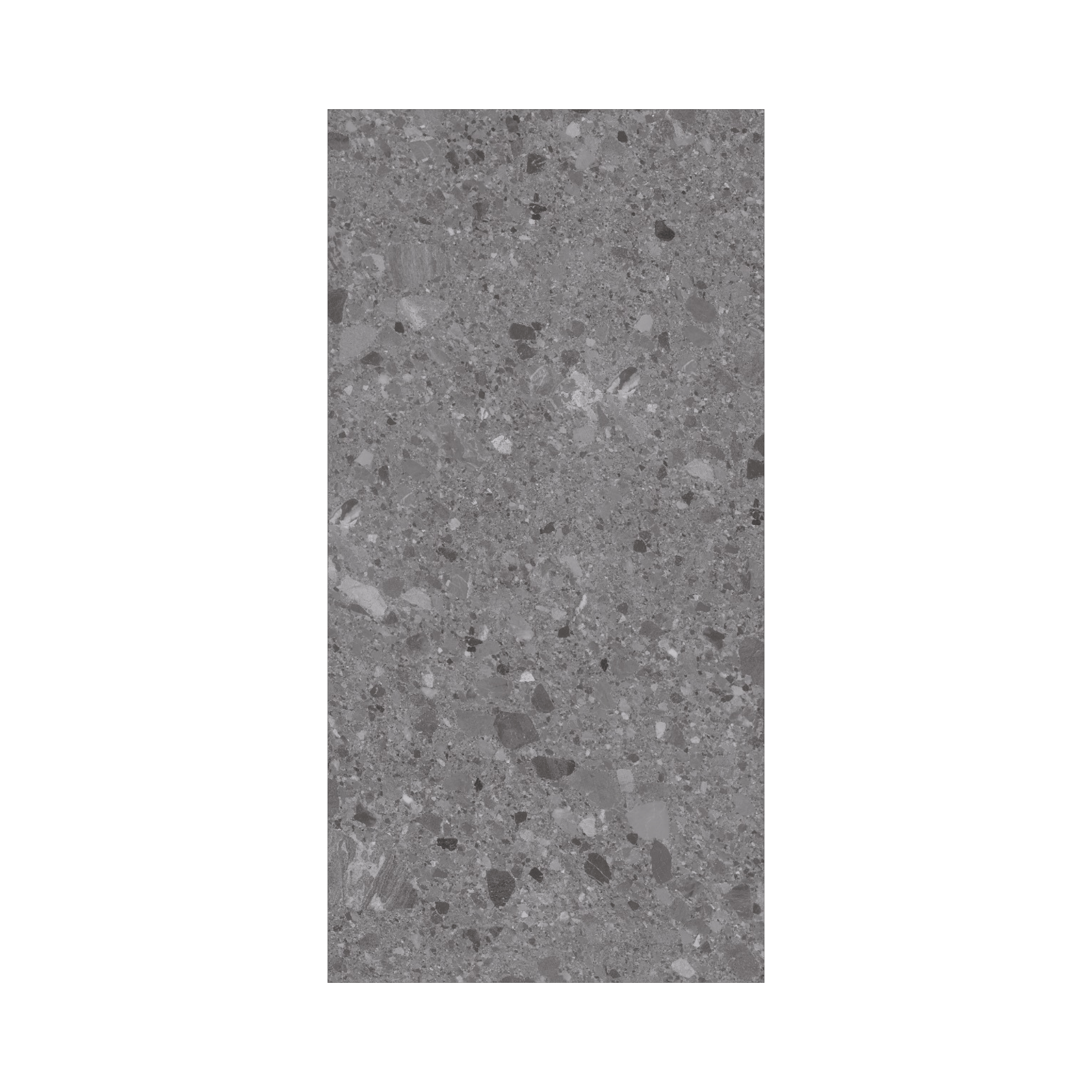 Chepoo Dark Grey 120x240cm carving matt porcelain tile with durable 09mm thickness. Dark grey textured matt finish for stylish walls and floors.