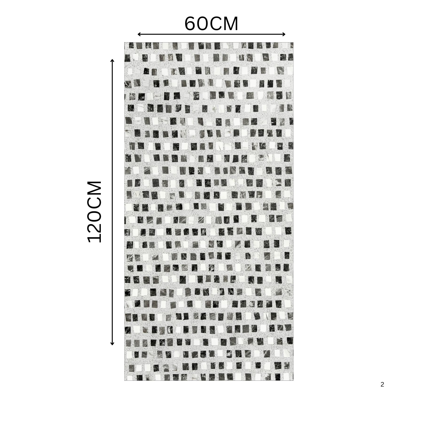 Clobber Chips Grey 60x120cm porcelain tile with carving matt finish. Durable, stylish, and slip-resistant for modern walls and flooring.