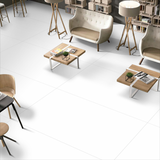 Crystal White 120x240cm 09mm – Glossy Tile