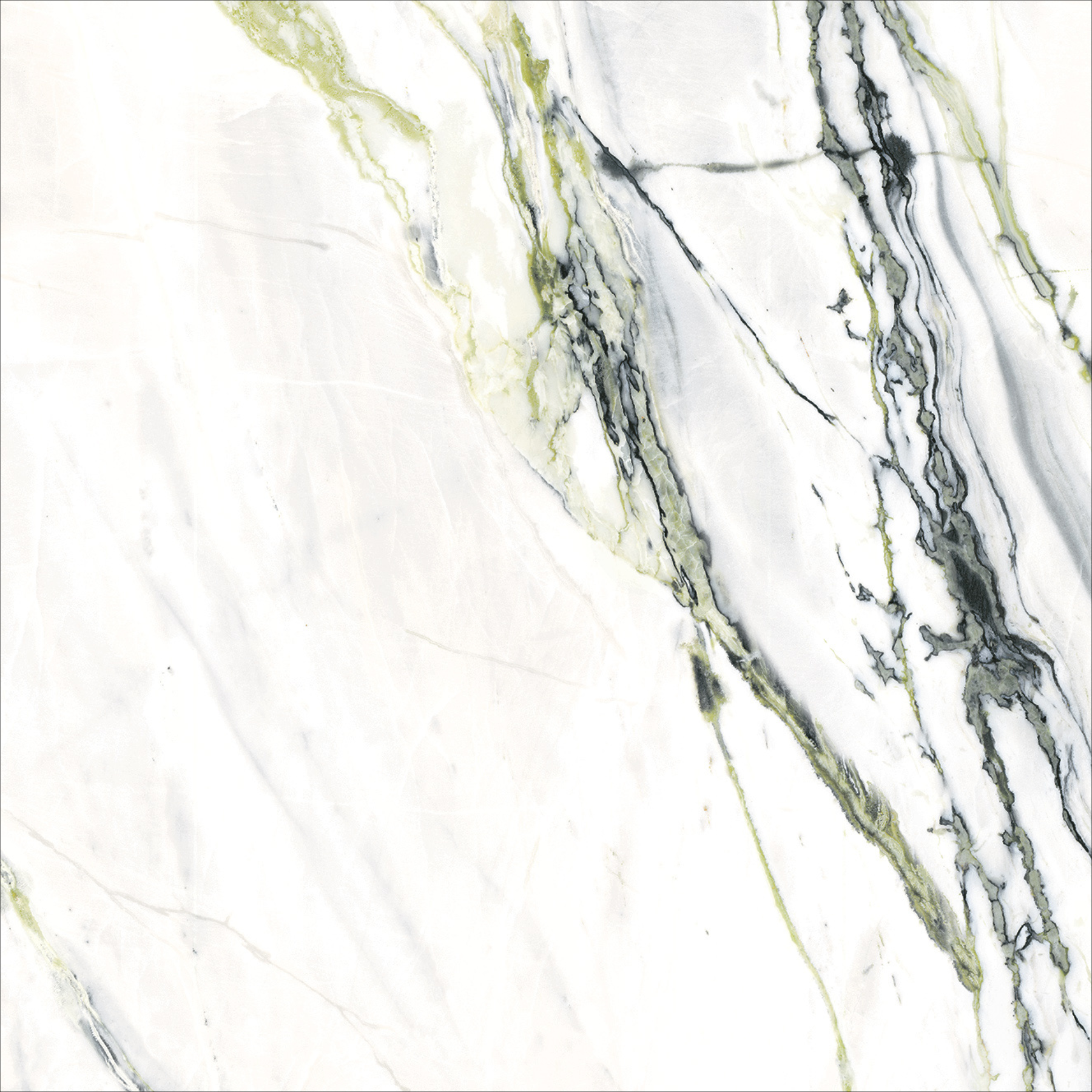 Discover CALCATTA EMARALD porcelain tile 600x1200mm with 9MM thickness and glitter on matt finish. Durable large format tile ideal for luxurious, shimmer-enhanced flooring and walls.