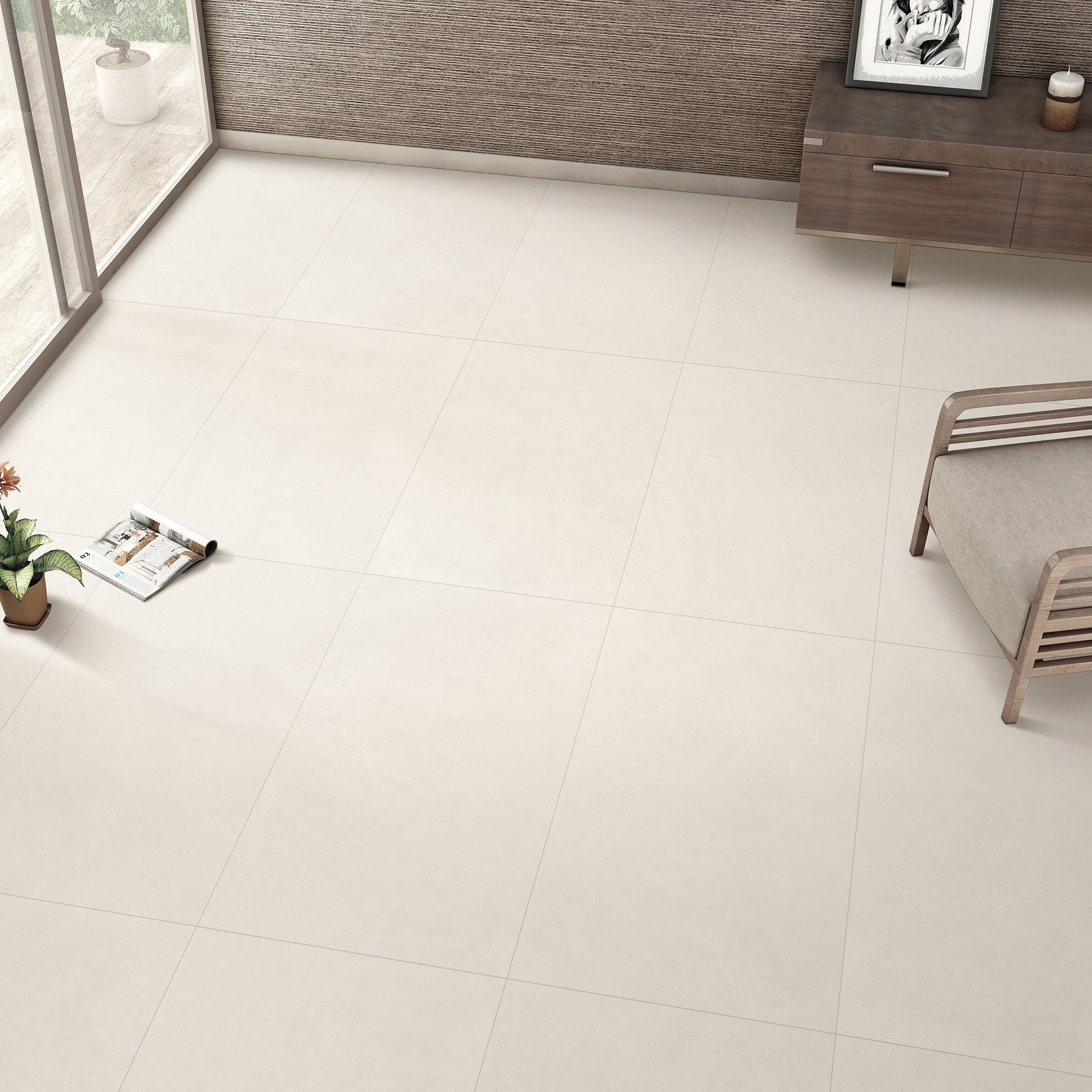 Discover NOVERA TUSK porcelain tile 600x1200mm with 9MM thickness and GHR matt finish. Durable large format tile designed for seamless, stylish floors and walls with a smooth matt texture.