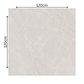 Discover ROYAL BEIGE large format porcelain tiles (120x120cm) with a 9MM glossy finish and beige marble effect. Durable, scratch-resistant, and easy to install. Perfect for elegant residential and commercial interiors.