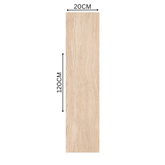 EMIENT CREMA 20x120cm porcelain tile features a matte cream wood look, 09MM thick—perfect for calm, stylish interiors with easy care and durability.