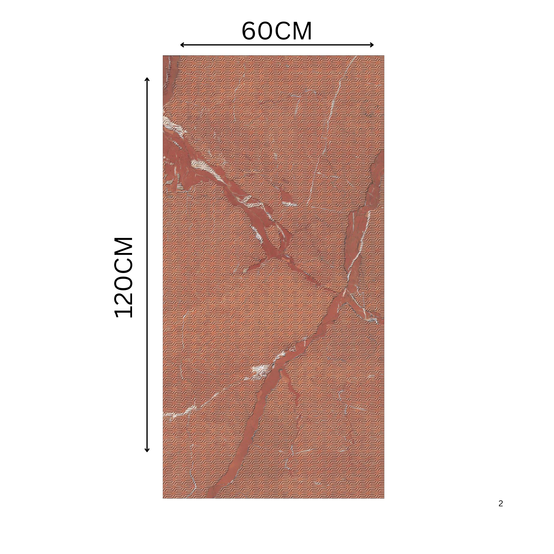 Element Edina Brick 60x120cm porcelain tile with Mold Tech Matt finish. Realistic brick look, durable, and perfect for modern feature walls and flooring.