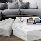 Elevate interiors with luxurious marble look tiles featuring a radiant polished finish. Ideal for modern spaces with large format tiles.