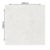 Ferro White 120x120cm matt porcelain tile with clean stone texture. Durable, elegant, and perfect for modern walls and flooring.