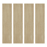 GLASS CREMA 20x120cm tile features a matte cream wood-look finish, 09MM thick—perfect for bright, modern interiors with durability and easy maintenance.