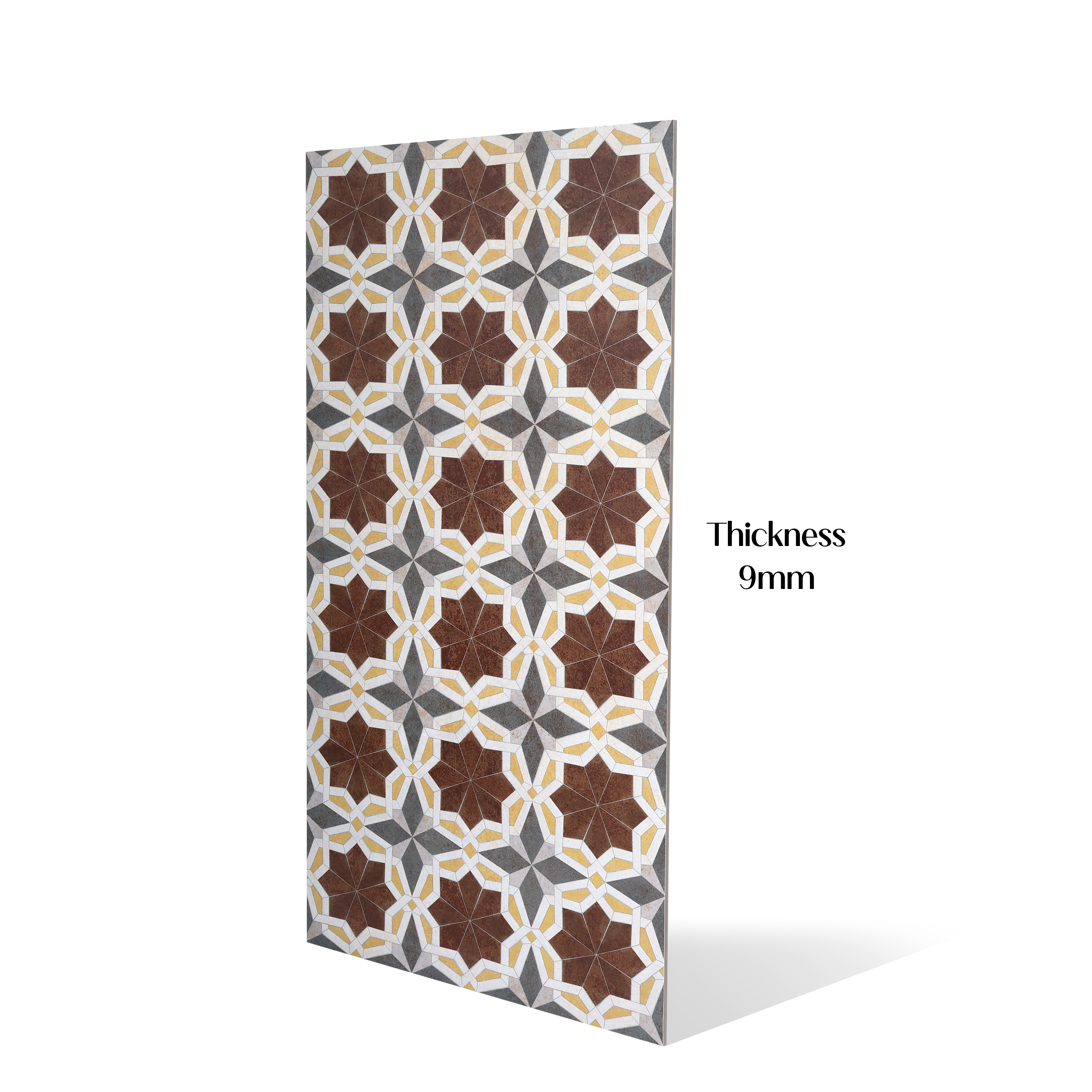 Grescon Brown 60x120cm porcelain tile with craftech matt finish. Durable, slip-resistant, and elegant for walls and flooring in modern interiors.