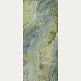IRISH GREEN 120x278cm 09mm – Book-Match Glossy Porcelain Tile