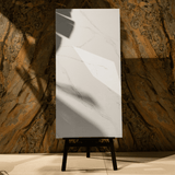 Keros Statuario tiles (60x120cm, 9mm) feature a Matt finish with a classic white marble-inspired design. Perfect for Indoor Floors and Walls, these Porcelain tiles combine timeless elegance with a soft, natural texture. The matt surface enhances the subtle marble veining, creating a refined and serene atmosphere ideal for both residential and commercial spaces.