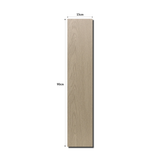 Light Elm 15x90cm porcelain slab with a wood-look finish. Durable, elegant, and low-maintenance—perfect for flooring and modern interiors.