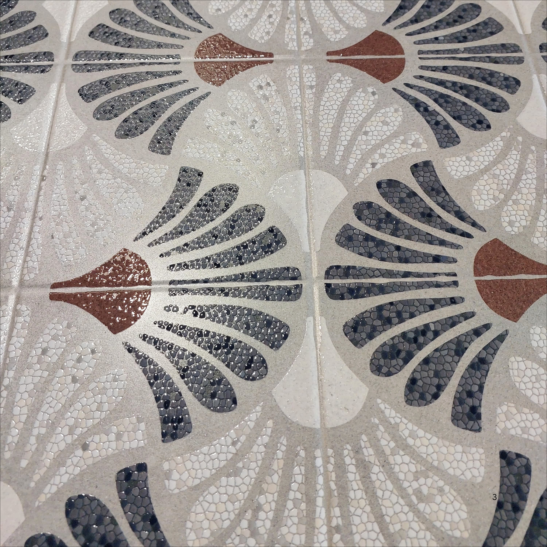 Mosaican Grey 60x120cm porcelain tile with craftech matt finish. Durable, stylish, and slip-resistant for modern walls and flooring.