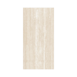New Travertino Ivory 120x240cm glossy porcelain tile with travertine stone effect. Durable 9mm design for timeless walls and floors.