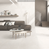 Norway Cemento Bianco 120x240cm carving matt porcelain tile. White cement look, durable 09mm format, stylish matt finish for walls and floors.