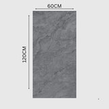 ONIDO BLACK porcelain tile 60x120cm with carving matt finish. Durable 9MM large format black tile with textured surface for floors and walls.