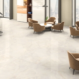 Onyx Rose Gold glossy porcelain tile 120x280cm. Elegant rose-gold tones with onyx design, 09mm thick, perfect for luxury walls and interiors.
