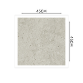 SAUDI 45x45cm Matt Porcelain Tile 12MM Gray Stone-Look, Durable Finish