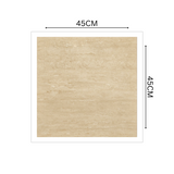 SAUDI 45x45cm Matt Porcelain Tile – 12MM Stone-Look, Slip-Resistant Finish