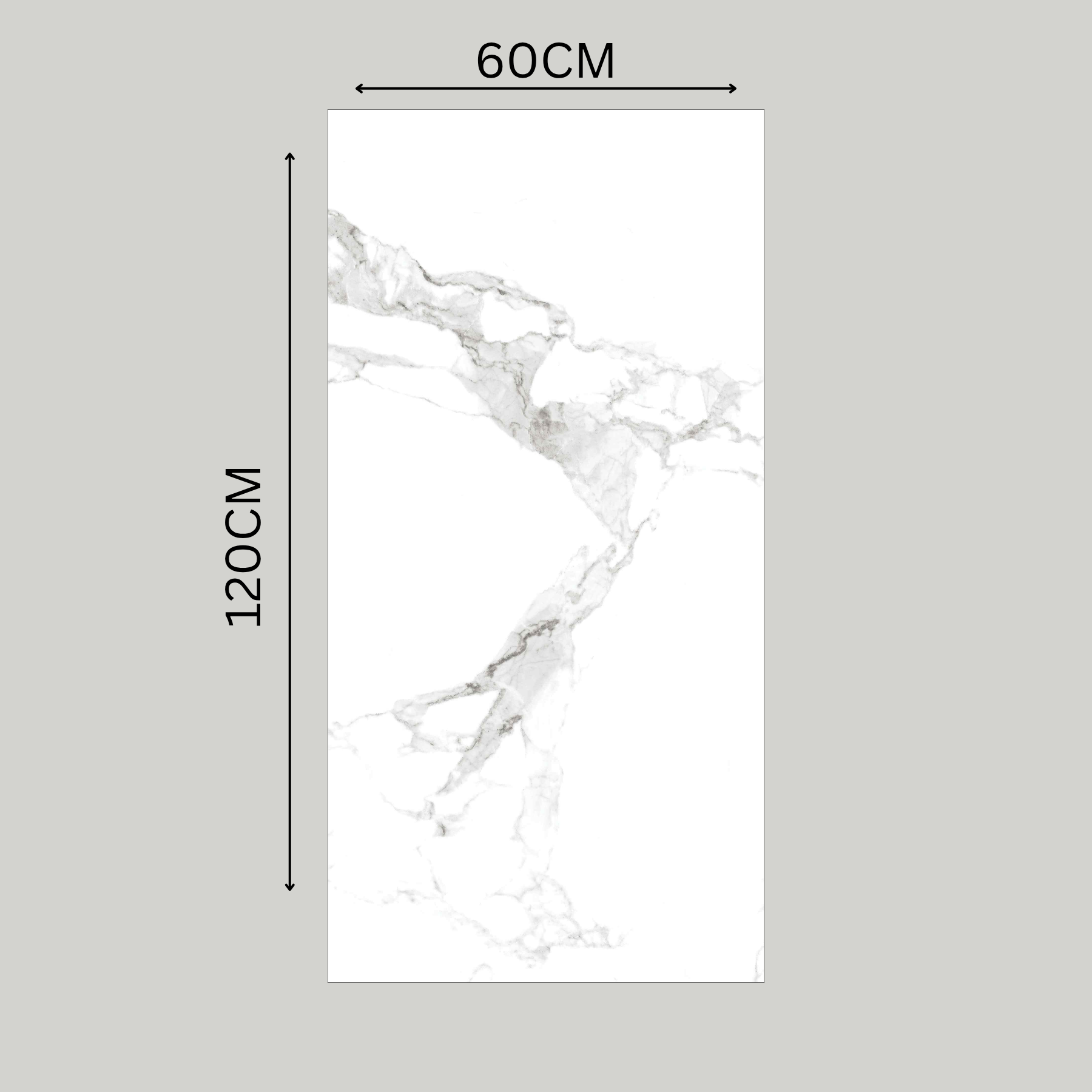 STATUARIO FEATHER Porcelain Tile 600x1200mm – 9MM Thick with Glitter on Matt Finish