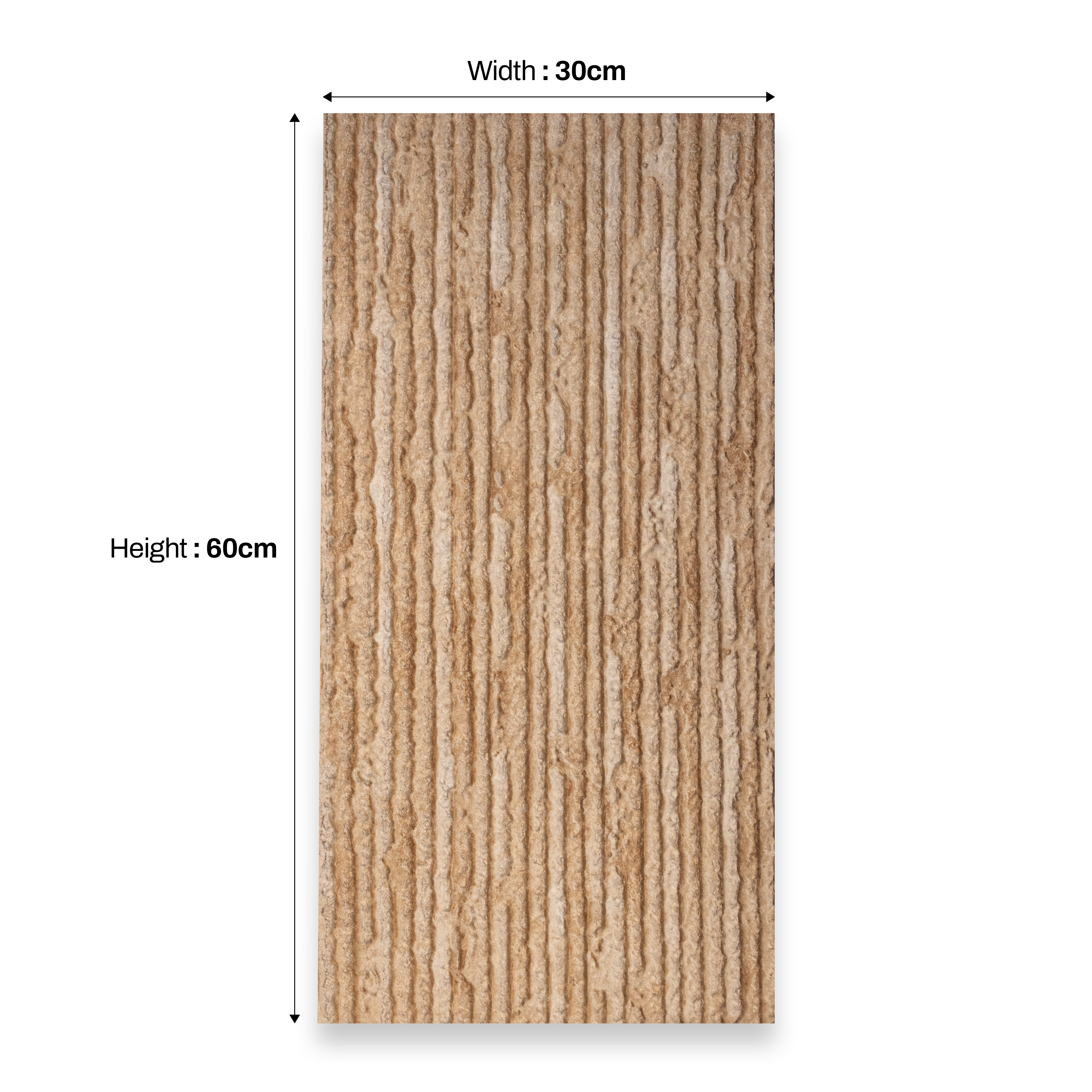 San Marino 04 30x60cm porcelain tile, 09mm thick. Classic stone-inspired design with durability and elegance for modern interiors.