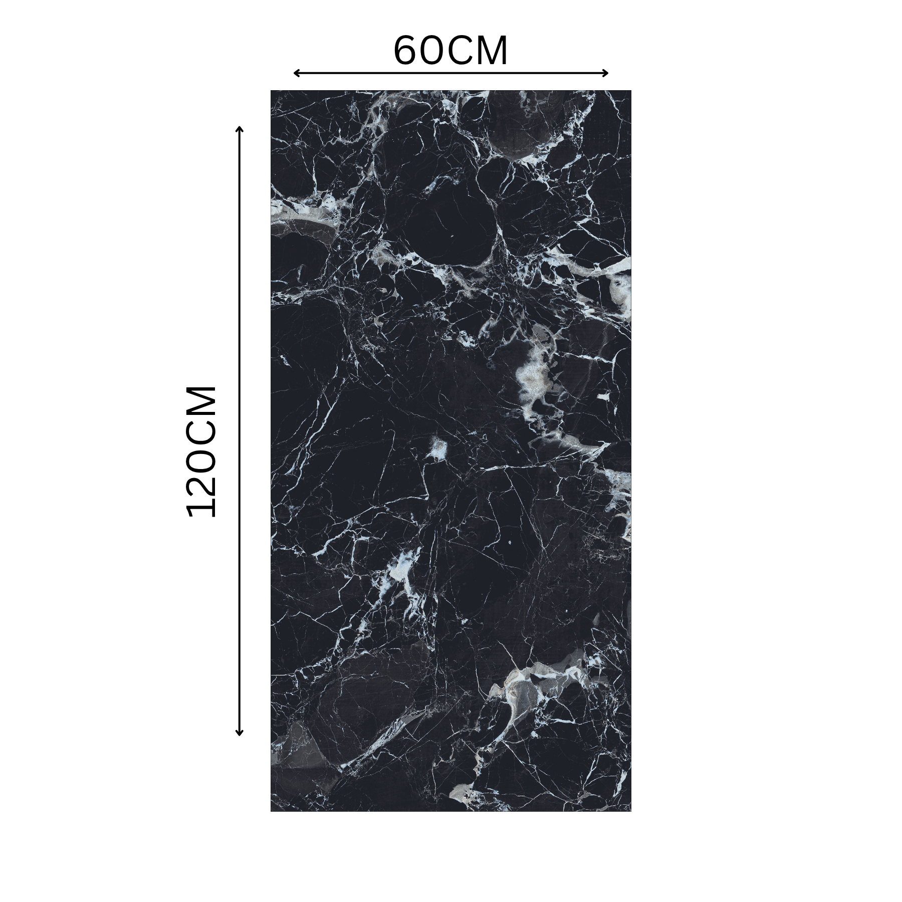 Shop DINO BLACK porcelain tile 600x1200mm with 9MM thickness and glitter on matt finish. Durable large format tile perfect for elegant, shimmer-enhanced floors and walls.