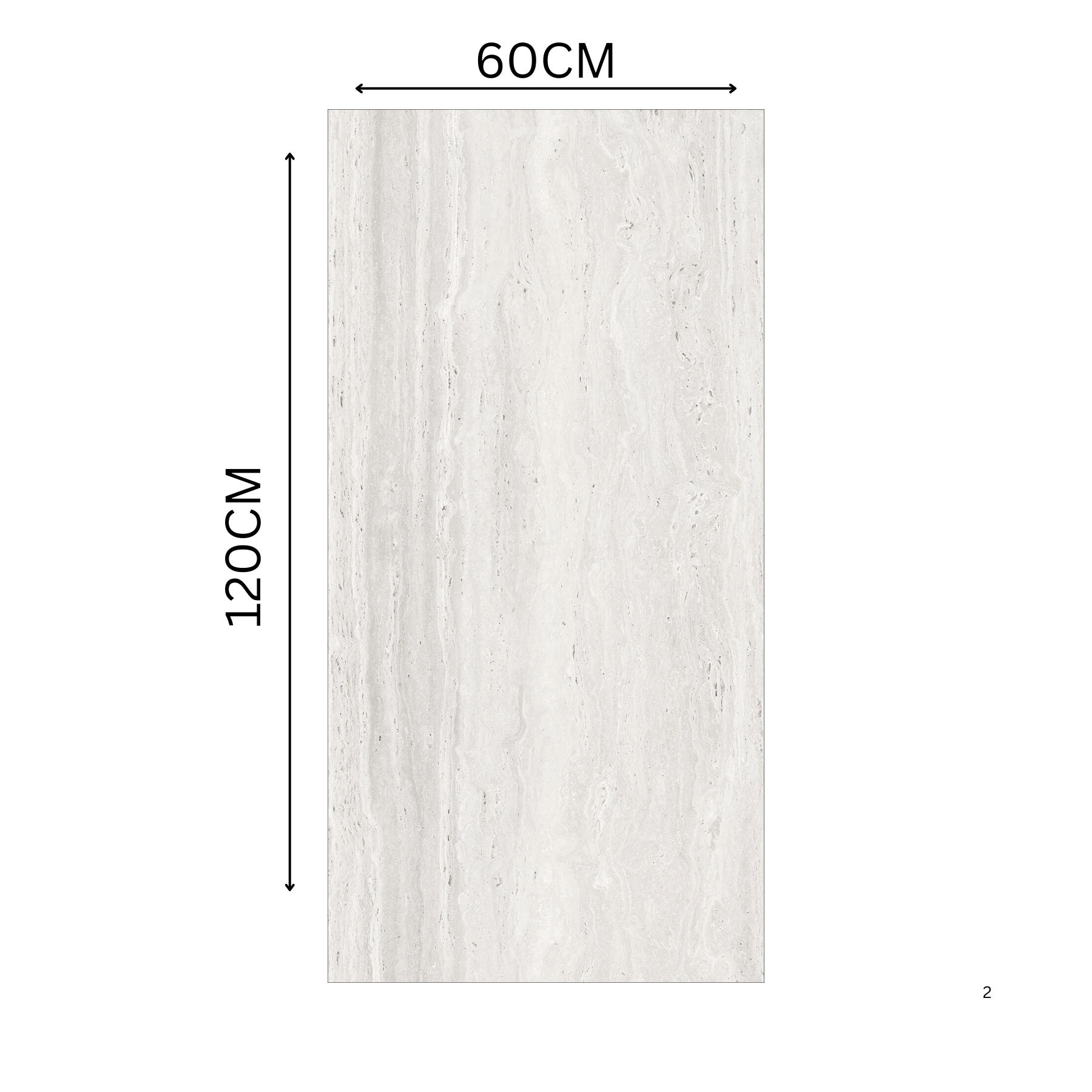 Shop ROMA TRAVERTINE BIANCO porcelain tile 600x1200mm with 9MM thickness and carving matt finish. Durable large format tile ideal for seamless floors and walls with natural travertine texture.