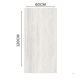 Shop ROMA TRAVERTINE BIANCO porcelain tile 600x1200mm with 9MM thickness and carving matt finish. Durable large format tile ideal for seamless floors and walls with natural travertine texture.