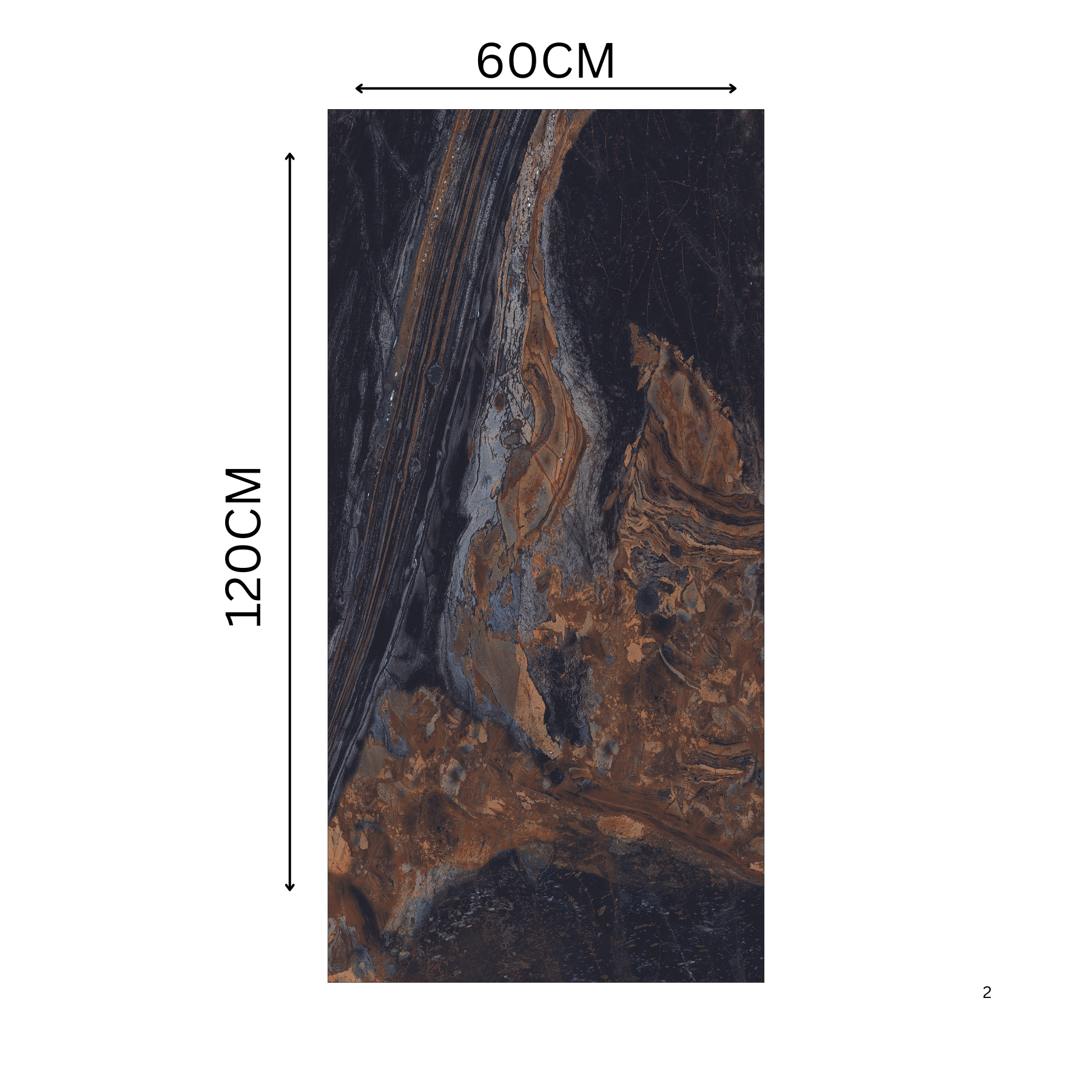 Shop SIMONA BLACK large format porcelain tile 600x1200mm with a high glossy marble-look finish and 9MM thickness. Durable, scratch-resistant, and ideal for floors and walls in modern interiors. Perfect for elegant, easy-care spaces.