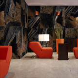 Shop SIMONA BLACK large format porcelain tile 600x1200mm with a high glossy marble-look finish and 9MM thickness. Durable, scratch-resistant, and ideal for floors and walls in modern interiors. Perfect for elegant, easy-care spaces.