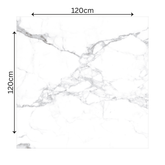 Shop STATUARIO KRYPTON large format porcelain tiles (120x120cm) with a 9MM glossy finish and elegant grey marble effect. Durable, scratch-resistant, and easy to install. Ideal for modern interiors.