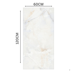 Shop the INFINITY BELL ONYX large format porcelain tile, 60x120cm with a glossy onyx marble-look finish. Durable 9MM porcelain tile ideal for floors and walls, combining elegance, easy installation, and lasting performance.