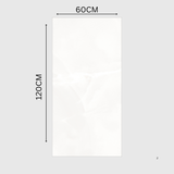 Shop the ONYX HELIO large format porcelain tile, 60x120cm with a glossy onyx marble-look finish. Durable 9MM porcelain tile ideal for floors and walls, combining elegance, easy installation, and lasting durability.