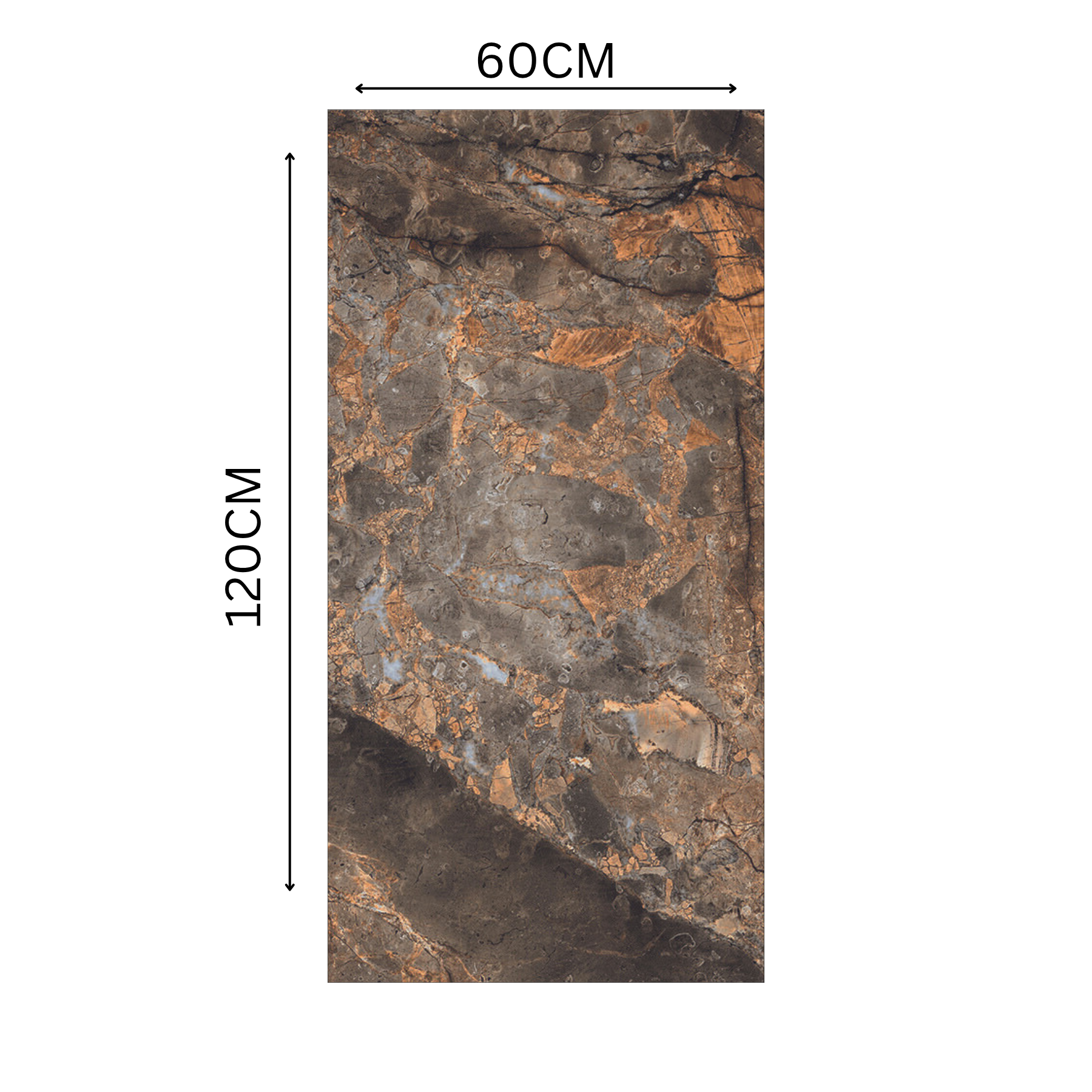 TRENTO BEIGE Porcelain Tile 600x1200mm – 9MM Thick with Glitter on Matt Finish