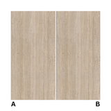 Travertine Beige 120x240cm glossy porcelain tile with warm stone look. Durable 9mm design for elegant floors and walls.