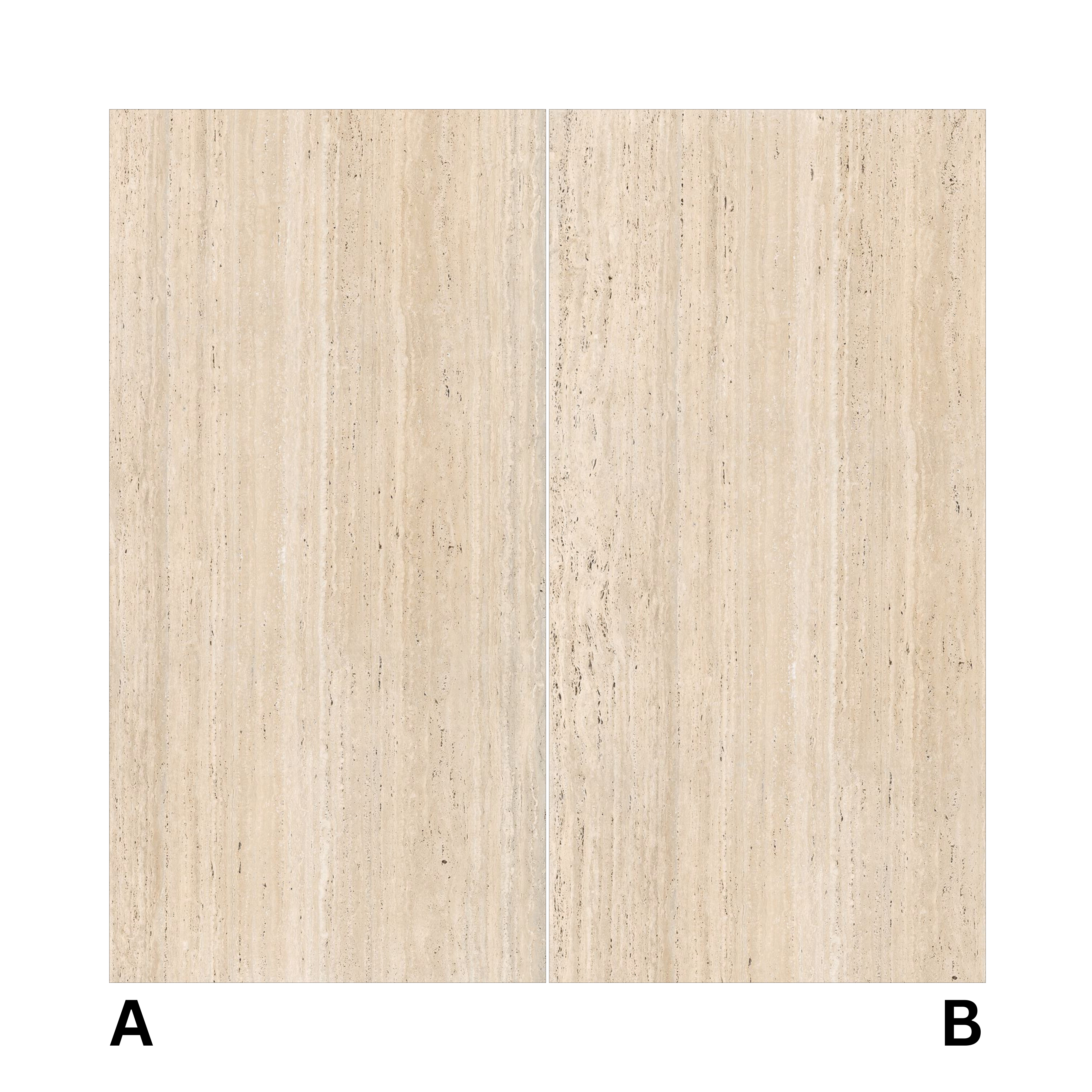 Travertino Real 120x240cm matt porcelain tile. Natural travertine stone look with a smooth matt finish, 09mm durable porcelain for walls and floors.