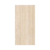 Travertino Real 120x240cm matt porcelain tile. Natural travertine stone look with a smooth matt finish, 09mm durable porcelain for walls and floors.