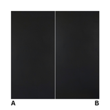 Uni Dark Black 120x240cm matt porcelain tile. Deep black finish with smooth matt surface, 09mm durable porcelain for walls and floors.