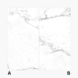 Venetian Bianco 120x240cm glossy porcelain tile with white marble effect. Strong 9mm design, ideal for walls, floors, and luxury interiors.